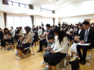 第６１回　”入園式”（幼児部）