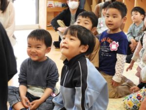 参観日での様子　”年少組”