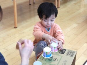 参観日での様子～年少組～