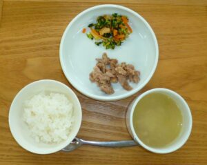 今日の給食